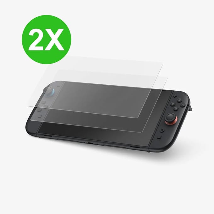 Fonu Screenprotector - Geschikt voor Nintendo Switch 2 - Ultrabright Glas - 2 Stuks