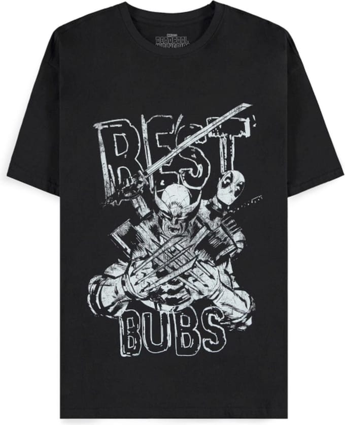 Marvel Deadpool - Best Bubs Heren T-shirt - S - Zwart