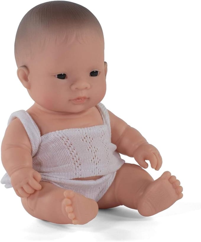 Miniland 31125 - Baby (Aziatische jongen) 21 cm