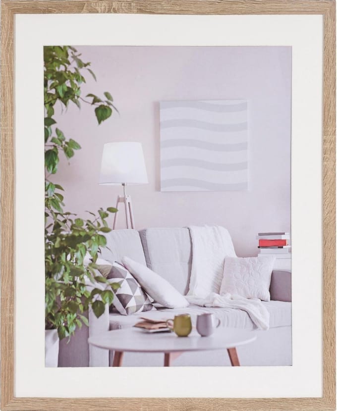 Fotolijst - Henzo - Modern - Fotomaat 50x60 cm - Lichtbruin