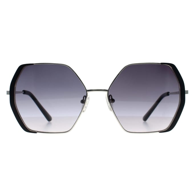 Guess Vierkant Vrouwen Zilver Zwart Grijs Gradiënt GF0387