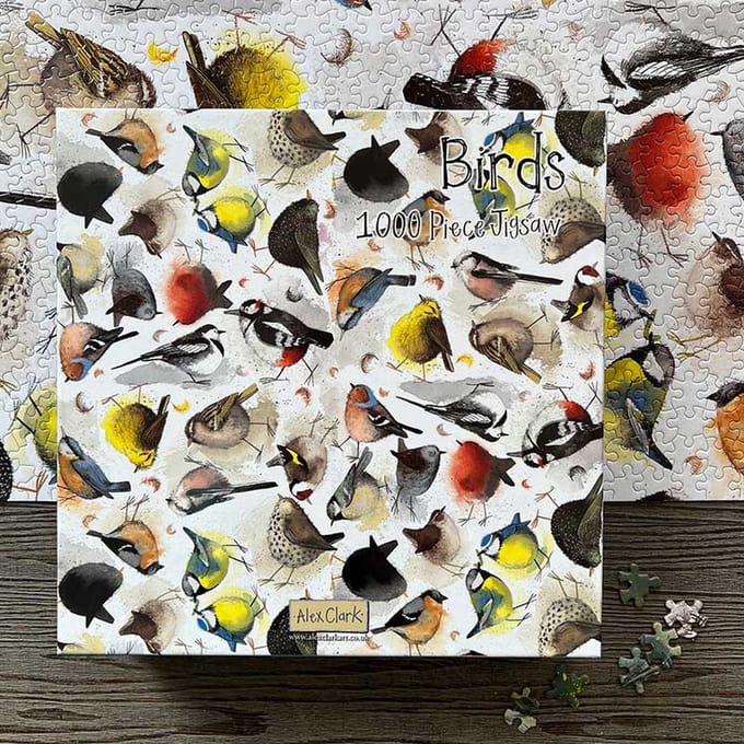 Alex Clark Puzzel 1000 stukjes Birds- Vogels