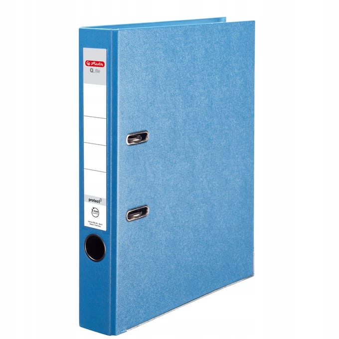 Herlitz Q.File Ringband A4 50mm Smal Blauw Aqua