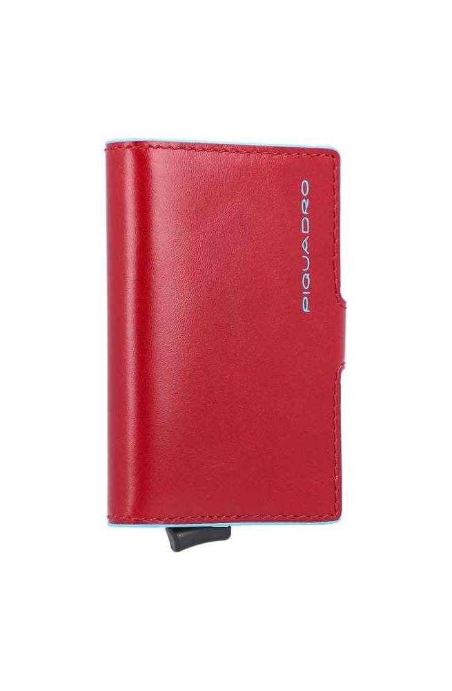 Kaarthouder Piquadro Blue Square rood rfid - PP5649B2R-R