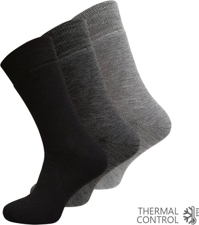 werksokken heren 43 46 - thermo sokken - badstof - 3 paar