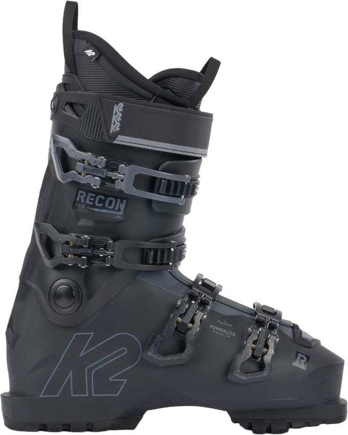 K2 Recon 100 Mv Alpine Skischoenen Zwart 28.5 Man