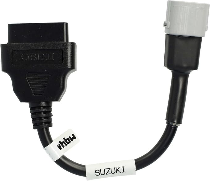 OBD2 Diagnose Kabel Adapter 6-pins naar 16-pins voor Suzuki Motoren