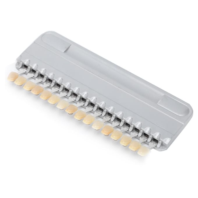 Guide de Teintes Dentaires 16 Couleurs Guide de Teintes pour Blanchiment Dentaire Comparateur de Couleurs white