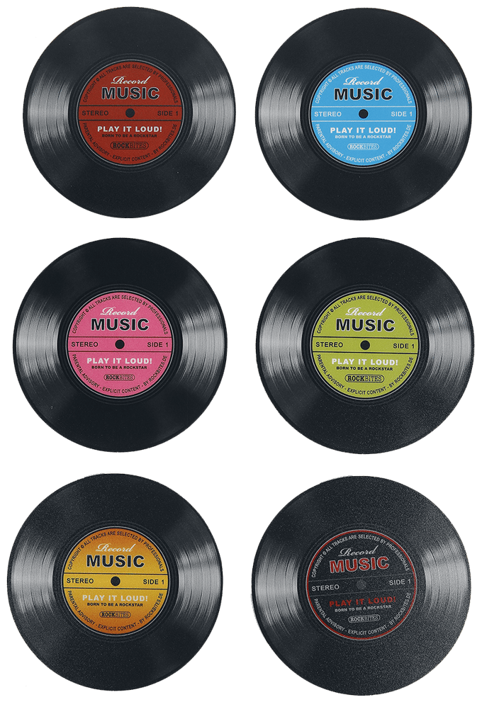 Record Music Unisex Viltje - Neutraal - Standard