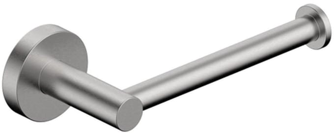 FugaFlow Eccelente Acces Toiletrolhouder - zonder klep - rond - Geborsteld RVS PVD