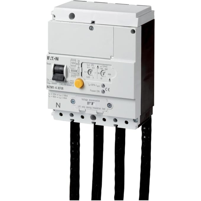 Eaton aardlekschakelaar NZM1 4P rechts verstelbaar 0,03-3A - 104608