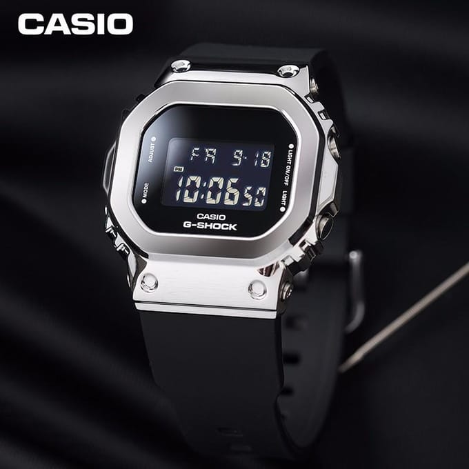 Casio G-Shock GM-S5600-1ER Heren Horloge 38mm 20 ATM