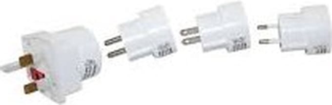 Wereld-adapter set van 4 stekkers