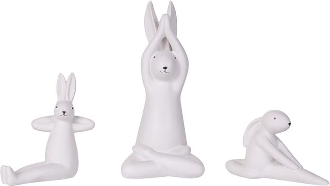 BREST - Decofiguur - Wit - Keramiek