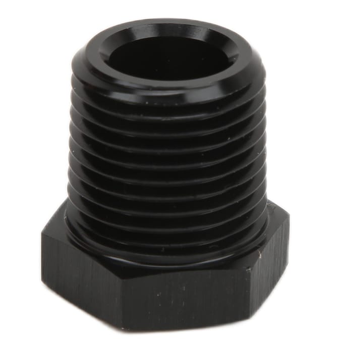 14in NPT Mannelijk naar 18in NPT Vrouwelijk Verloopstuk Zwart Fitting Auto Accessoire black