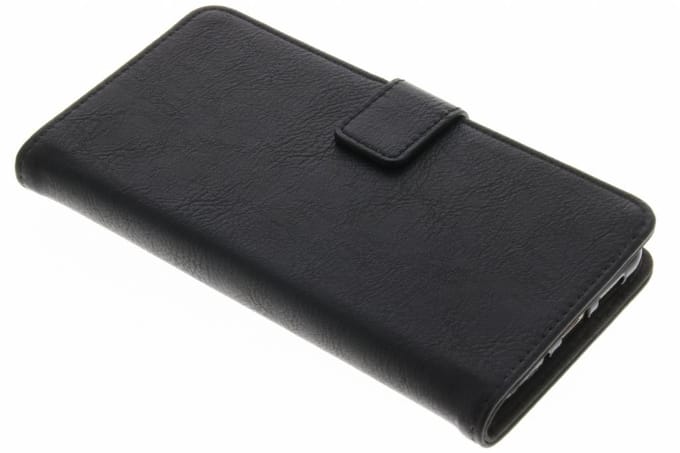Luxe Lederen Bookcase voor de Huawei P10 Lite - Zwart