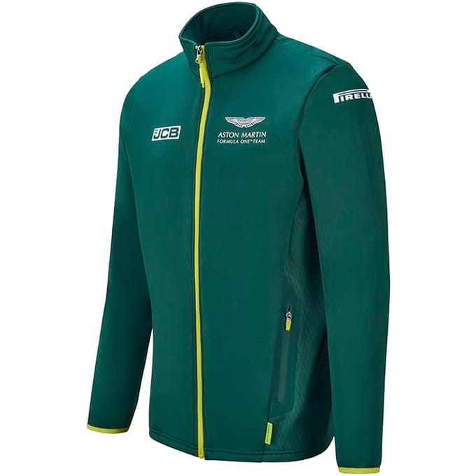 Aston Martin F1 Official Team Heren Groen Softshell Jas