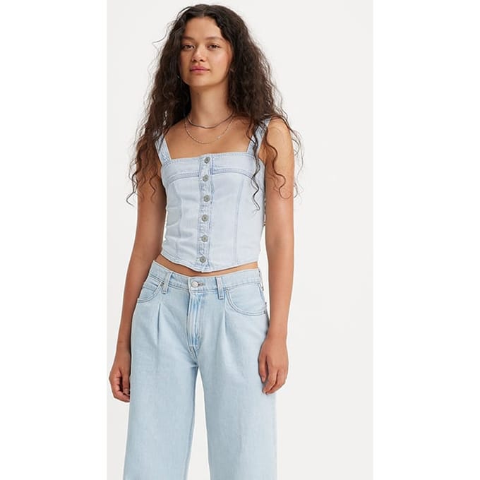 Levi's Drea Tank Top Blue Taglia: S | Canottiere Outlet | Donna | Blu