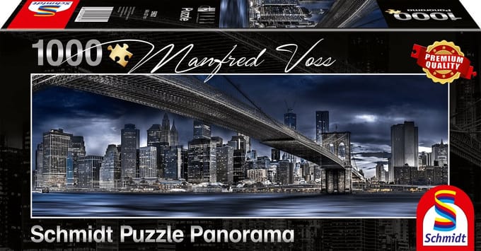 New York, Donkere Nacht, 1000 stukjes Puzzel