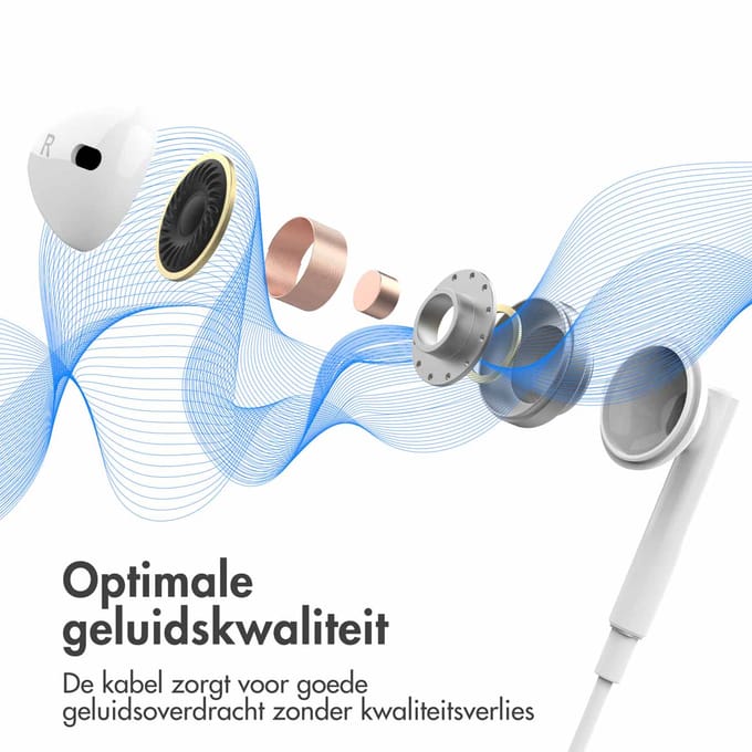 imoshion Bedrade Oordopjes met USB-C Aansluiting - Oortjes met Draad - Wit