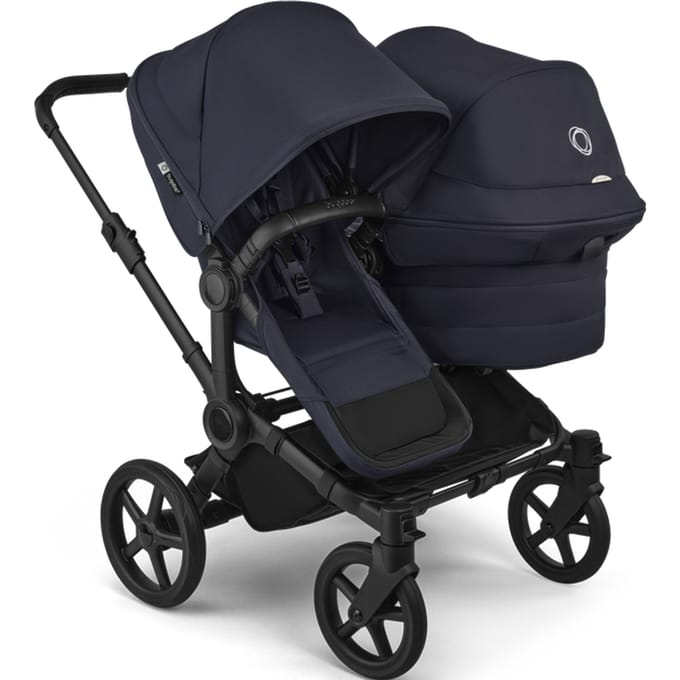 Bugaboo Donkey 6 Double Kinderwagen - Deep Indigo Bekleding deep indigo bekleding