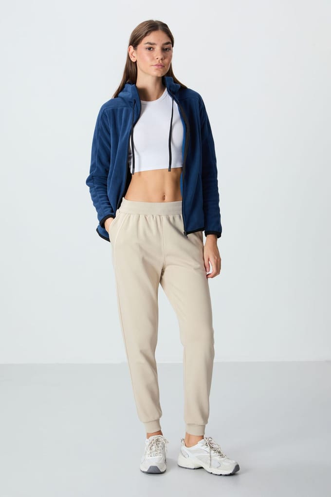 Dames Katoenmix Joggingbroek