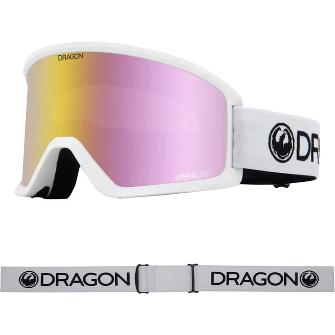 Dragon Alliance DX3 OTG Skibril - White/LL Pink Ionized