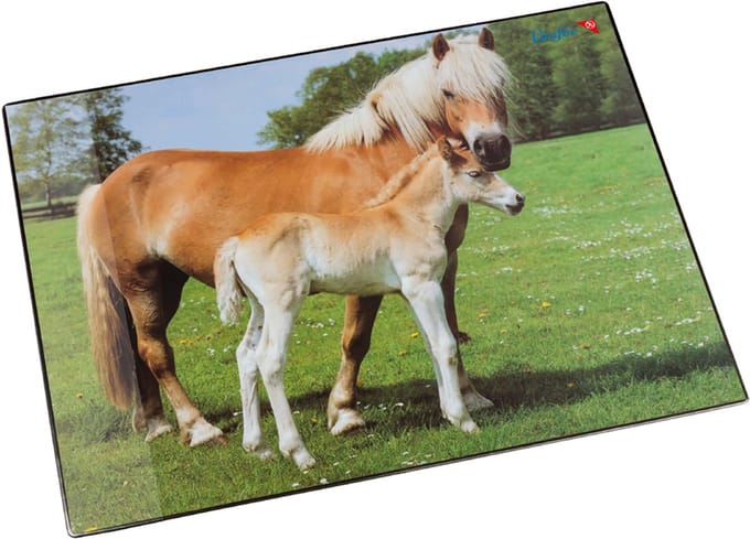 Läufer schrijfonderlegger Paard en Veulen, 400 x 530 mm