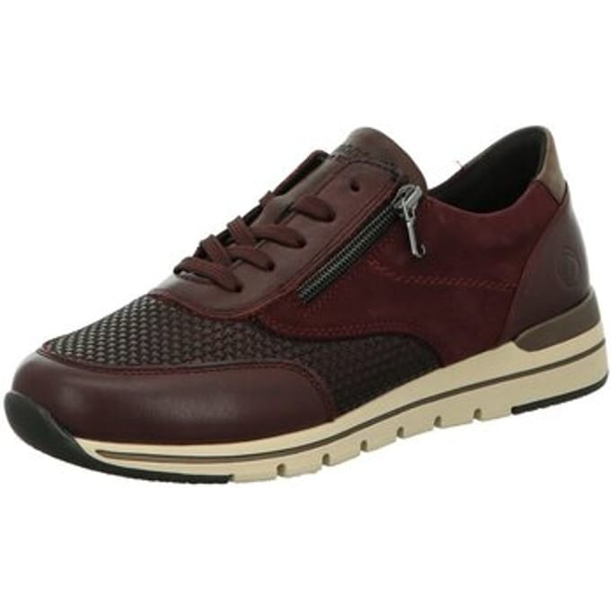 Remonte -Dames - bordeaux - sneakers - maat 37