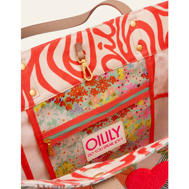 Oilily Stach Shopper- maatOne size Evening Sand