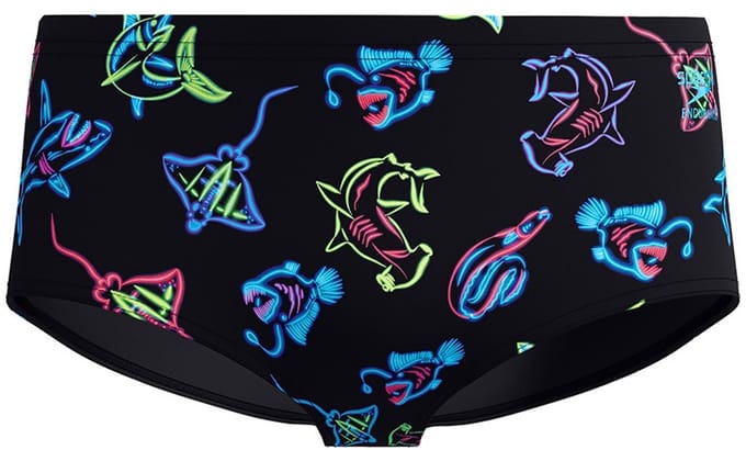 Speedo Ml Printed 13.5 Cm Zwemslip Zwart UK 32 Man