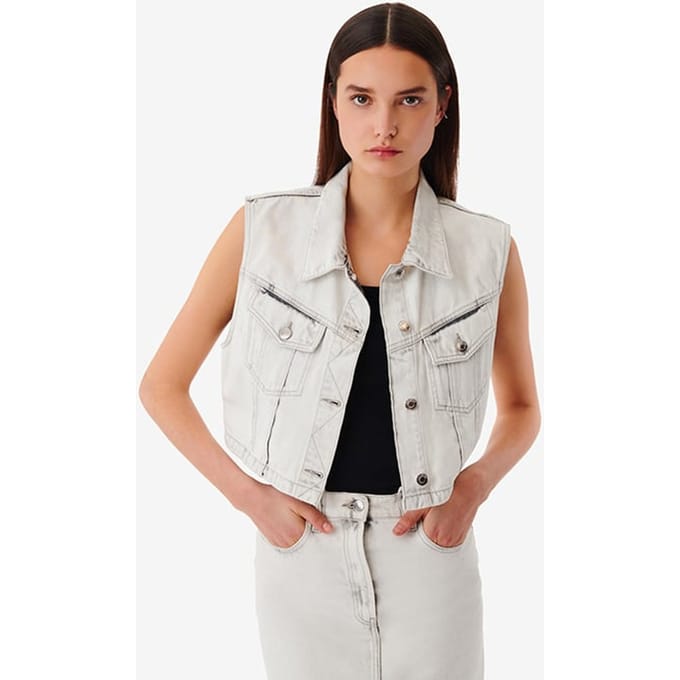 IRO Paris Clodi Vest In Light Grey Taglia: M | Gilet Outlet | Donna | Grigio