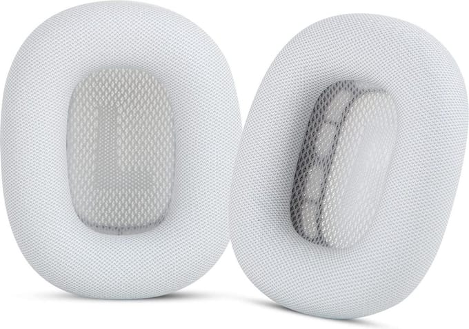 Mix-Media koptelefoon oorkussens geschikt voor Apple Airpods Max wit