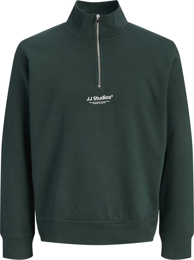 JACK&JONES - JJESOHO SWEAT QUARTER ZIP HN NOOS JNR - Jongens - Sweaters