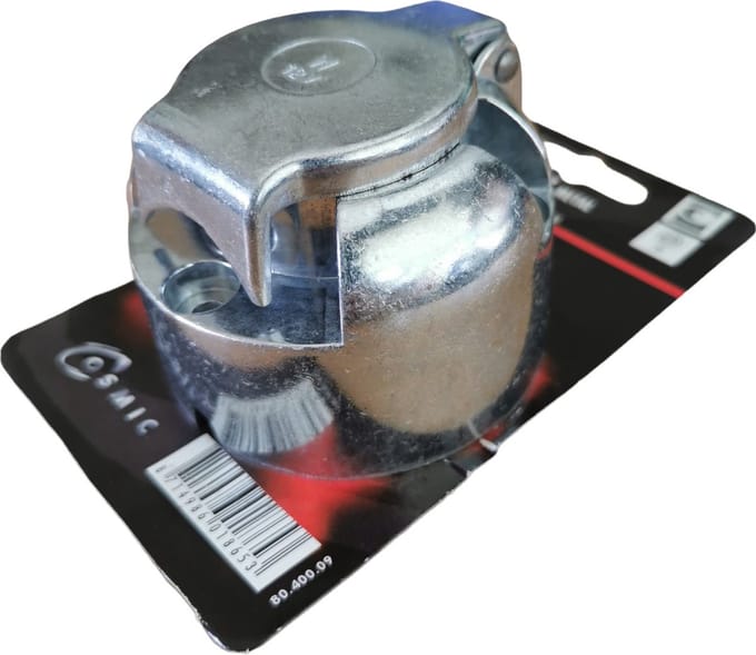 Stekkerdoos metaal - TRAILERSOCKET - AANHANGWAGEN - METAAL - 7 plug 7 pin - caravans, campertrailers sommige boottrailers