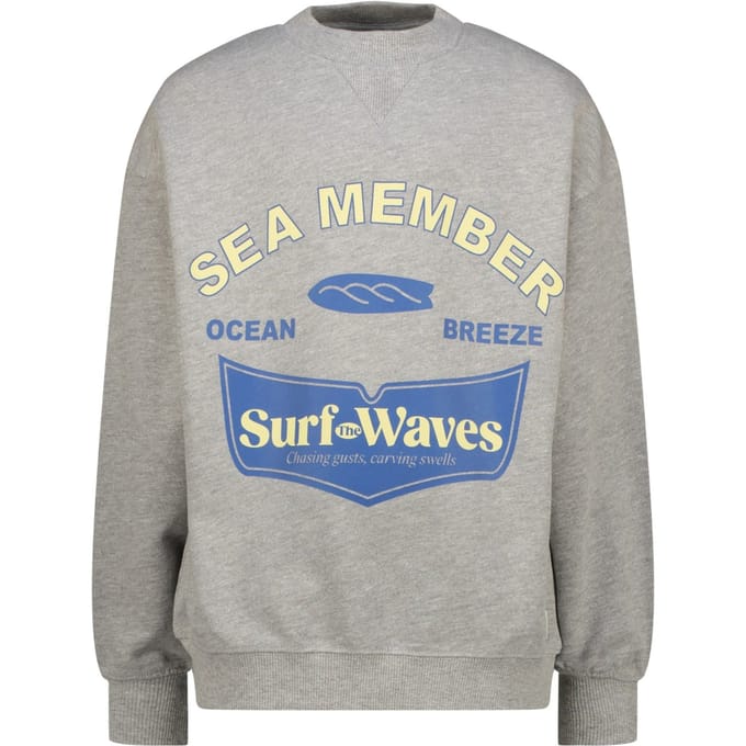 Vingino Boys Nofer Sweater Fearless Grey Melee Größe: 2 | Strickjacken Outlet | kids | Grau