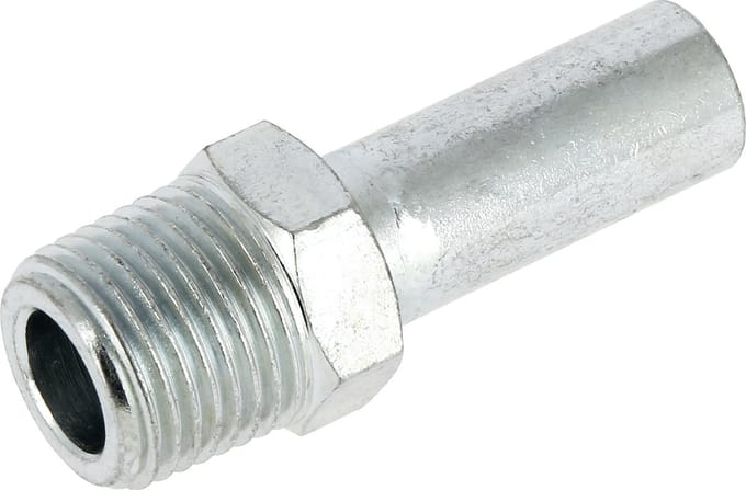 Bonfix Pressfitting staalverzinkt CV Insteekkoppeling 1/2 x �22 - conische buitendraad (R) x insteek