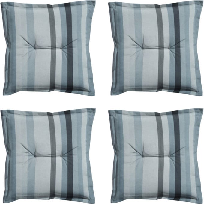 Madison - Zitkussen Righe grey - Ca. 50x50 cm - Set van 4