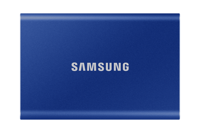 Samsung Portable T7 2 TB Externe SSD harde schijf USB-A 3.2 Gen 2 Blauw MU-PC2T0H/WW