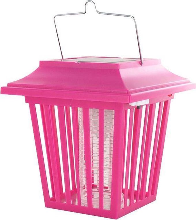 Weitech Solar Lantern Inzzzector ( Pink )