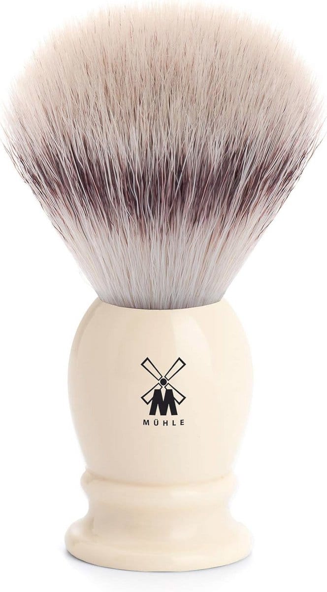 Classic Medium Silvertip Fibre Scheerborstel - Ivory ONE SIZE