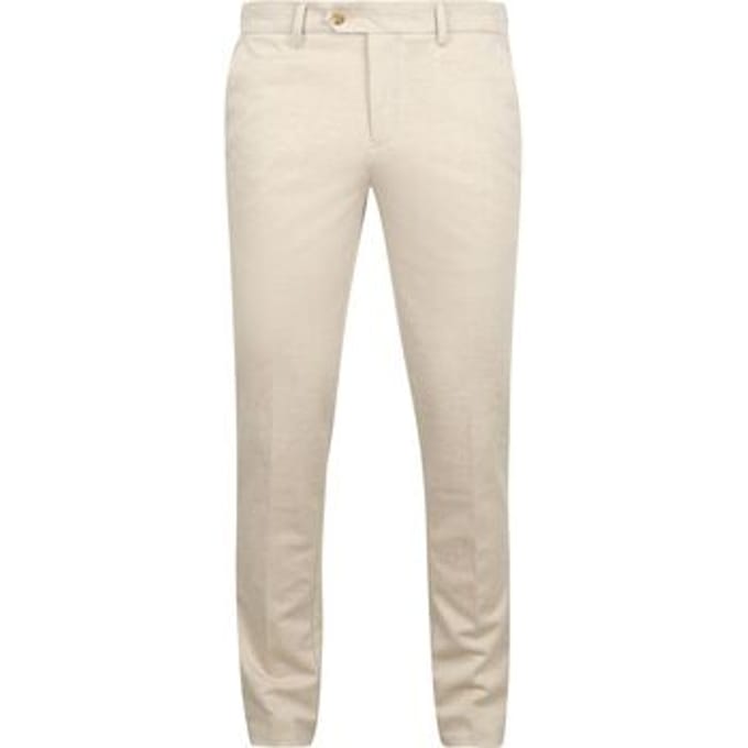 Suitable Das Pantalon Houndstooth Sand - Maat 98 - Heren