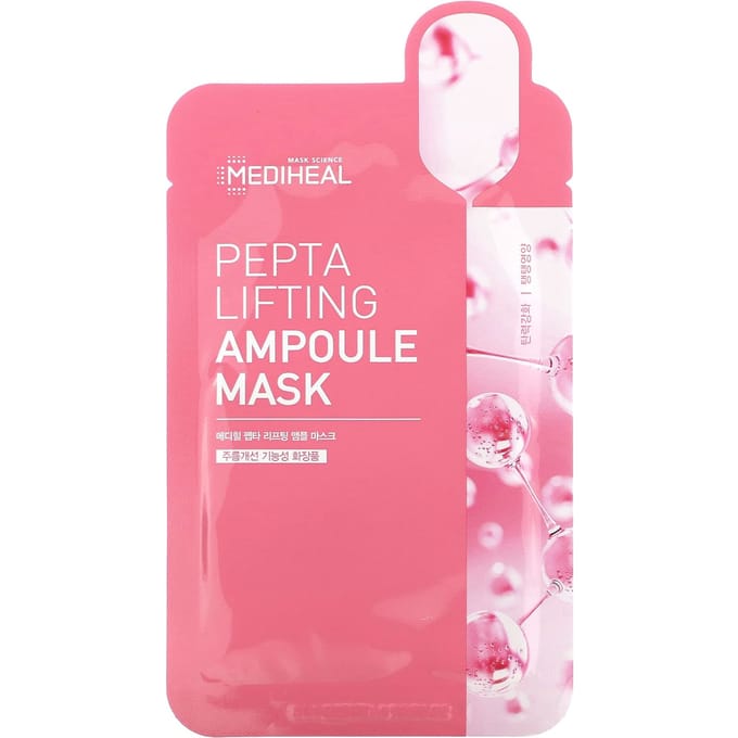 Pepta Lifting Ampoule Beauty Masker, 1 Vel, 20ml(0.67 fl oz) pink