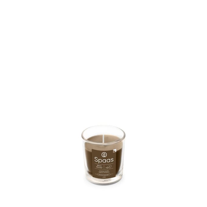 Spaas geurkaars glas 25u - Warm Wonder