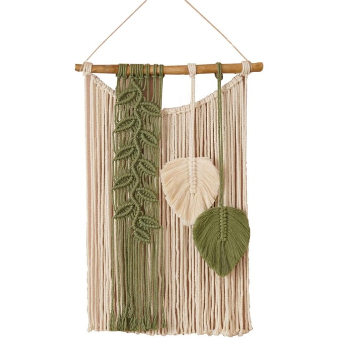 Boheemse Kwast Wanddecoraties Huisdecoratie Wandhanger Wanddecoratie beige