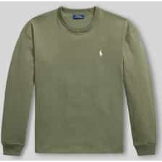 relaxed fit shirt met lange mouwen van puur katoen