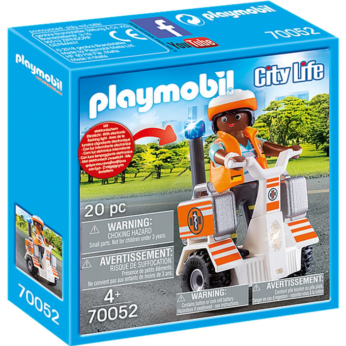Playmobil 70052 Eerste hulp balans racer/Secouriste et gyropode