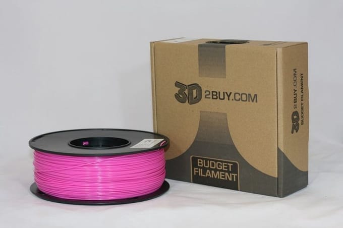 3D2BUY - 3D printmaterialen - PLA Filament 1.75mm - Zilver en roze