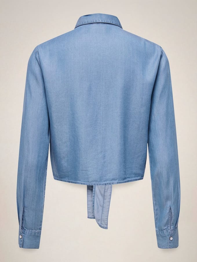 JDY - JDYJASPER L/S KNOT SHIRT WVN - Dames - Blouses