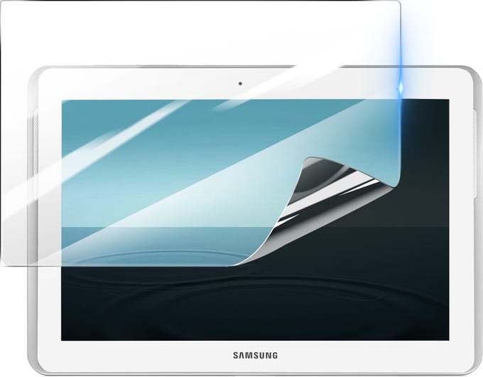 3mk, Geschikt voor Samsung Galaxy Tab 2 10.1 Wi-Fi P5110, Schokbestendige Hydrogel Screenprotector, Transparant